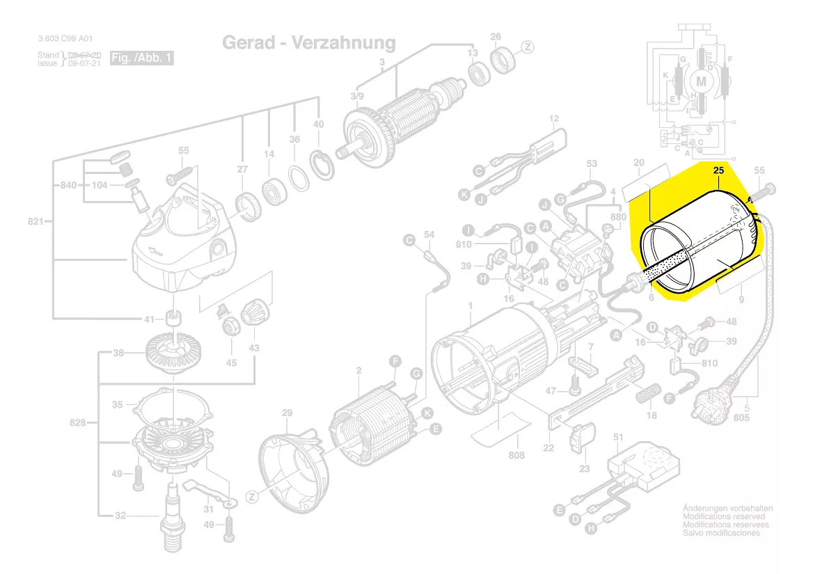 Carter plastique moteur réf. 2 609 000 250 BOSCH
